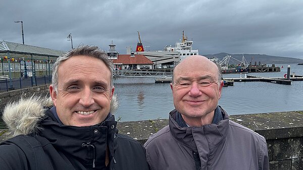 Alex and Alan in Rothesay