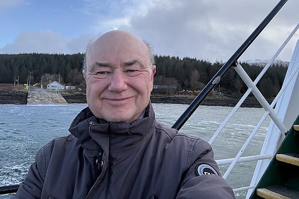 Alan leaving Fishnish