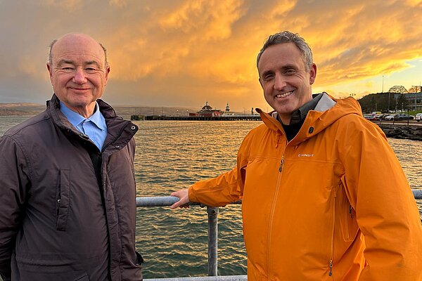 Alan and Alex in Dunoon